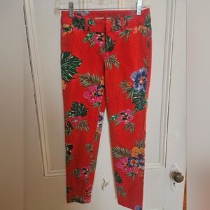 Old Navy Pixie Tropical Print Dress Pants